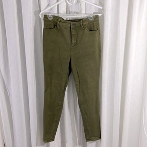 Women’s Olive 10 Petite High Rise Talbots Ankle Jegging